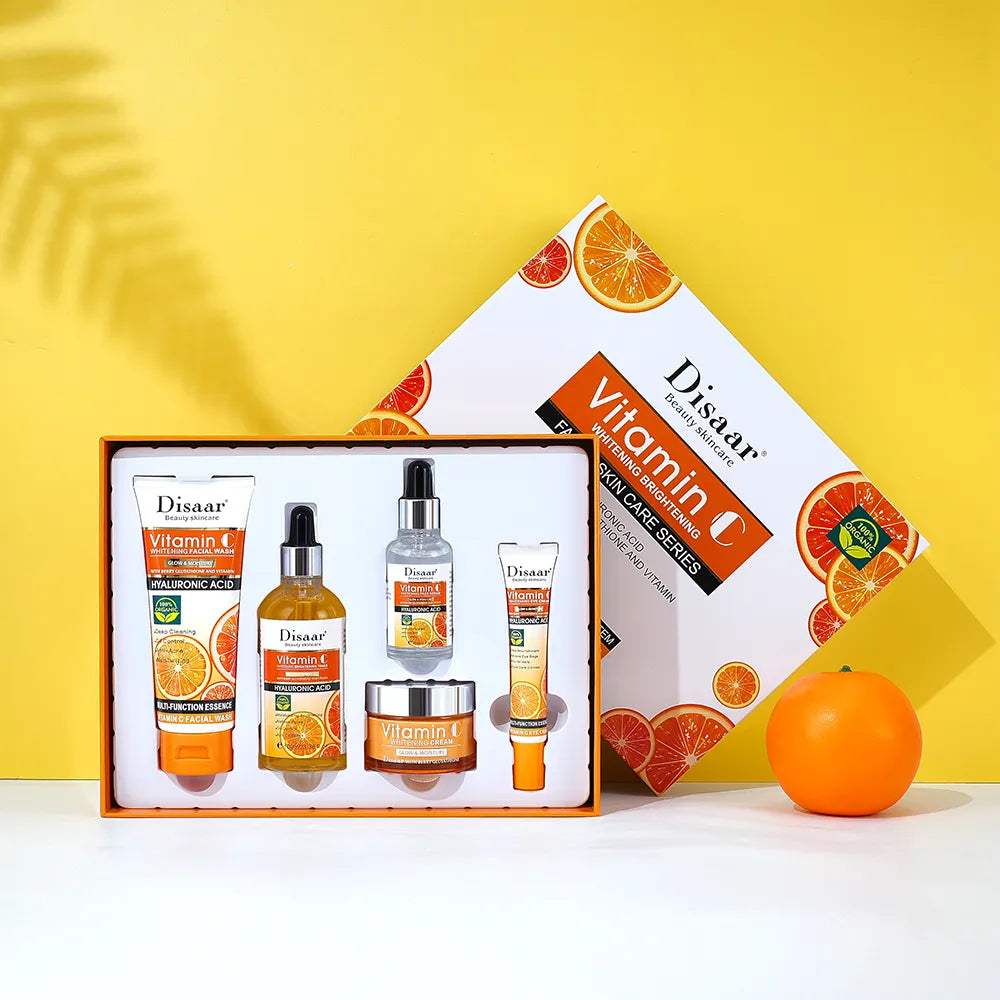 Kit Facial de 5 Pasos con Vitamina C